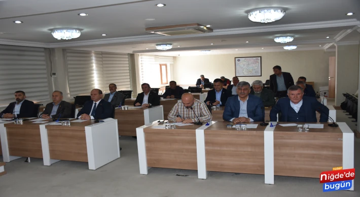 Niğde İl Genel Meclisi Mayıs Ayı Toplantısı Gerçekleştirildi