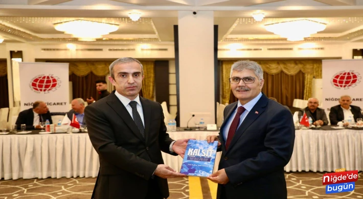 Niğde’de kalsit sektörü için uluslararası rekabet gücü toplantısı düzenlendi