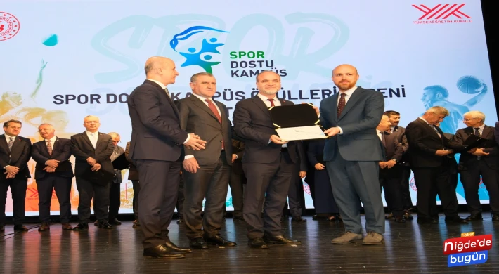 NÖHÜ, Türkiye’nin ilk “Spor Dostu Kampüs” ünvanı alan üniversitelerinden oldu