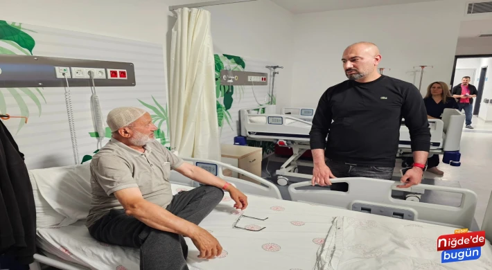 Başhekim Doç. Dr. Zor'dan Hastaları ziyaret ederek taleplerini dinledi
