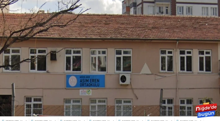 Bor Asım Eren Ortaokulu Yeniden İnşa Edilecek