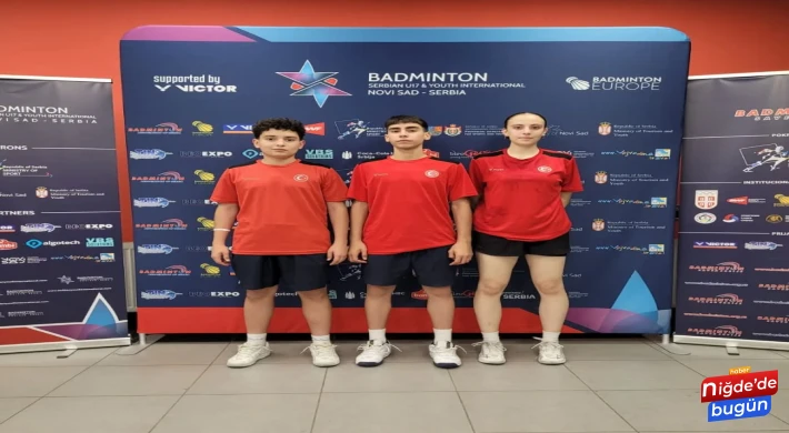 Niğdeli Badmintoncular Milli Takımla Uluslararası Başarıya imza attı!