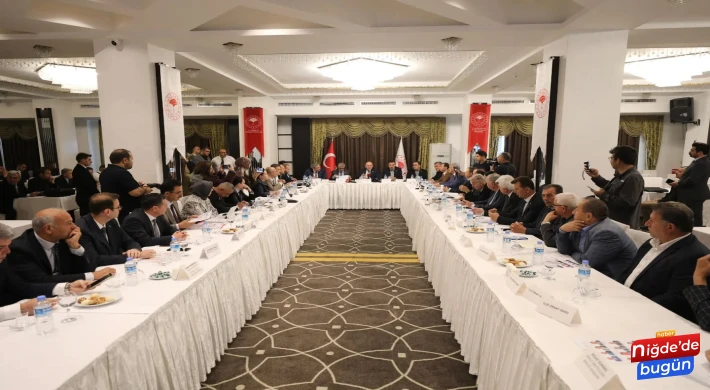 TBMM Zirai Don Araştırma Komisyonu Niğde’de Toplandı
