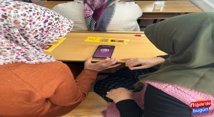 Kadınlara “KADES” uygulaması tanıtıldı