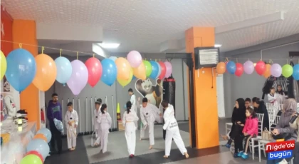 Kızıltan Spor Kulübü’nde Taekwondo kuşak sınavı