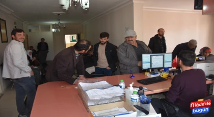 Ziraat Odasında ÇKS yoğunluğu yaşanıyor