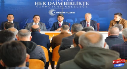 MHP Niğde Heyetinden Ak Parti İl Başkanlığına Ziyaret
