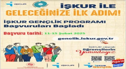İŞKUR Gençlik Programı Başvuruları Başladı