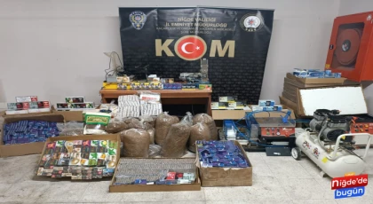 Niğde’de Kaçak Sigara Operasyonu: 2 Şüpheli Yakalandı