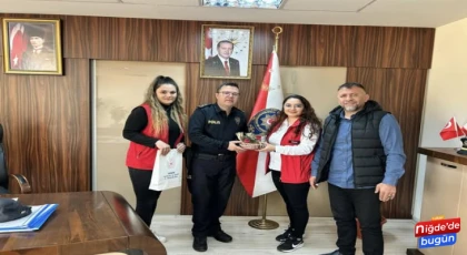 Bor Ömer Halisdemir Gençlik Merkezi’nden Emniyet Teşkilatına Anlamlı Ziyaret