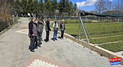 Daire Başkanı Alpaslan Altındaş’tan Niğde Fidanlığına Ziyaret