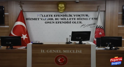 İl Genel Meclisi’nde, Atatürk’ün Sözü Yeniden Yerini Aldı