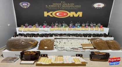 Niğde’de Kaçak Ürün Operasyonu: 5 Gözaltı