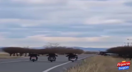 Niğde’de trafiği tehlikeye atan 3 motosiklet sürücüsü hakkında yasal işlem başlatıldı.