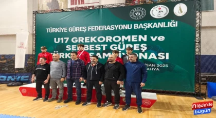 Niğdeli Güreşçi Hüseyin Ağaçcı’dan Türkiye Üçüncülüğü Gururu