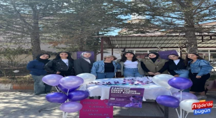 NÖHÜ Öğrencilerinden Aktaş Beldesi'nde Kanserde Erken Teşhis İçin Farkındalık Etkinliği