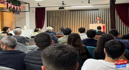 Prof. Dr. Hakan Yalap'tan Niğde'de "Balkanlar ve Türkler" Konferansı