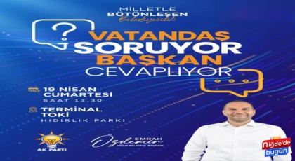 “Vatandaş soruyor, başkan cevaplıyor”