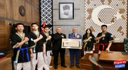 Alpagut Turan Federasyonu’ndan Vali Cahit Çelik’e Ziyaret