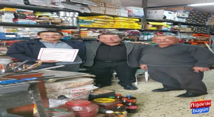 Bor Demirciler Odası’ndan Kurban Bayramı Öncesi Bıçakçı Esnafına Fiyat Tarife Desteği
