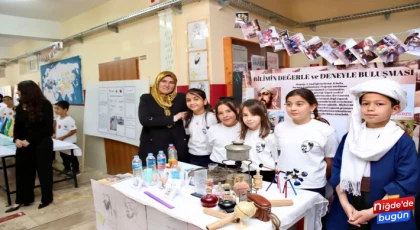 Bor’da Kâmil Alakuş Ortaokulu’nda TÜBİTAK 4006 Bilim Fuarı Açıldı