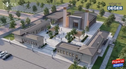 Niğde Belediyesi'nden Hıdırlık Mezarlığı'na yeni taziye evi projesi