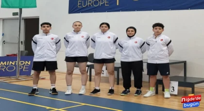 Niğdeli Genç Badmintoncular Bulgaristan’da Göz Doldurdu!
