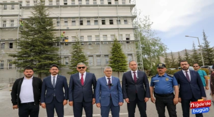 Vali Çelik, Niğde Polis Meslek Eğitim Merkezi’nde İncelemelerde Bulundu