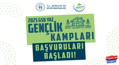 2025 Yaz Gençlik Kampları İçin Başvurular Başladı