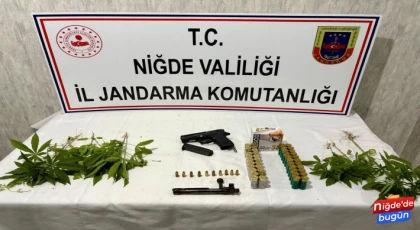 Bor'da Uyuşturucu ve Silah Operasyonu