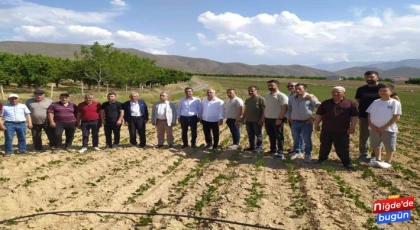 CHP Heyetinden İmrahor’da Çiftçilere Destek Ziyareti