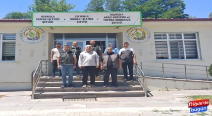 Kayseri Orman Bölge Müdürü Ulukışla’da İncelemelerde Bulundu