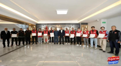 Niğde Belediyesi’nden Gönüllü İtfaiyecilikte Örnek Proje