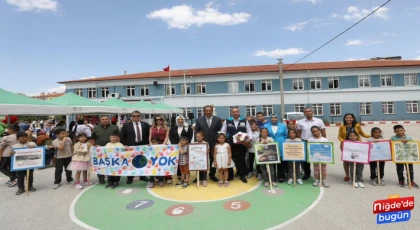 Niğde'de Okula Yağmur Suyu Toplama Ve Filtreleme Sistemi Kuruldu