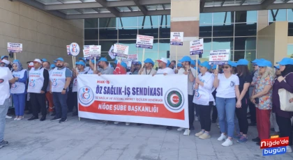 Öz Sağlık-İş Sendikası: “İşçimizin hakkını kimseye ezdirmeyiz”