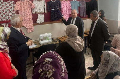 Niğde Halk Eğitimi Merkezi’nden Giyim Üretim Kursuna Ziyaret