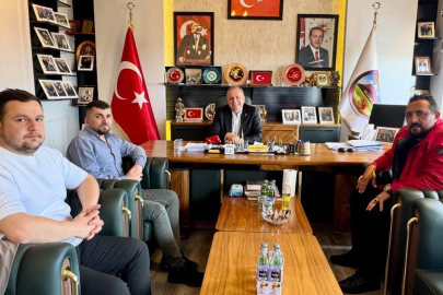 Altunhisar'da Denge Tarım Sulama Sistemleri’nden Belediye Başkanı Doygun’a Ziyaret