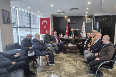 Saadet Partisi Heyetinden NESOB Başkanı Alim Yeşil’e Ziyaret