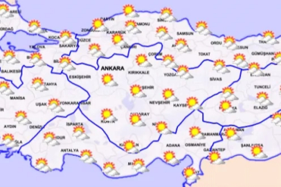 Kuzey ve İç Kesimlerde Bulutlanma, Yerel Sağanak Uyarısı