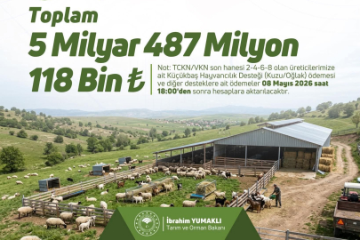 Çiftçilere 5,4 Milyar TL’lik Destek Ödemesi Hesaplara Aktarılıyor