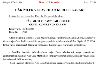 Adalet Haritası Değişti: Yeni Ağır Ceza Mahkemeleri Resmileşti