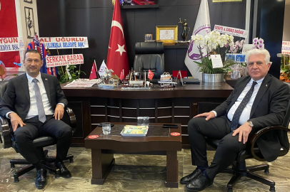 Alim Yeşil’e Bor Belediye Başkanı Serkan Baran’dan Hayırlı Olsun Ziyareti