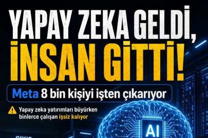 YAPAY ZEKA GELDİ, İNSAN GİTTİ! META 8 BİN KİŞİYİ İŞTEN ÇIKARIYOR