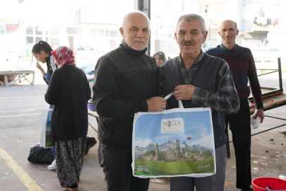 Niğde'de Kurban Kesim Alanlarında Vatandaşlara Anlamlı Destek