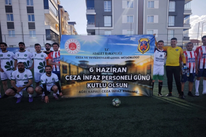 Cezaevi Futbol Takımından Anlamlı Pankart: Ceza İnfaz Personeline Vefa Mesajı