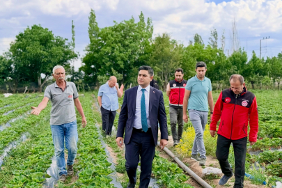 Niğde Altunhisar Kaymakamı Abdulhamit Bağış’tan Ramazan Tüzün’e Seracılık Ziyareti