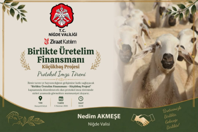 NİĞDE’DE KÜÇÜKBAŞ HAYVANCILIĞA DESTEK: PROJE TANITIMI YAPILACAK