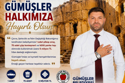 Niğde Gümüşler’e 5 Milyon TL Hibe: Araç, Çöp Konteyneri ve Altyapı Desteği